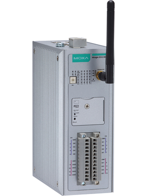 Moxa - ioLogik 2542-WL1-EU - Ethernet Remote I/O Unit MicroSD / Ethernet RJ45 / RS232/422/485 / WLAN, ioLogik 2542-WL1-EU, Moxa