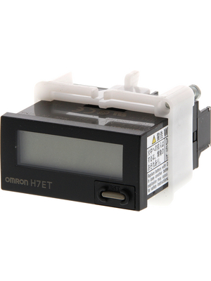 Omron Industrial Automation - H7ET-N-B - Hour Meter 7-digit Lithium-Batterie LCD 999999.9 h Potential-free input, H7ET-N-B, Omron Industrial Automation