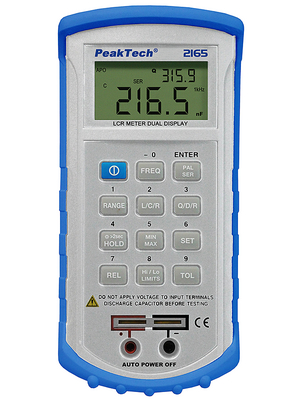 PeakTech - P 2165USB - LCR Meter 10 MOhm 10 mF 10000 H, P 2165USB, PeakTech