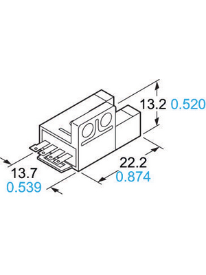 Panasonic - PM-R54 - U-shaped photoelectric sensor 0...5 mm, PM-R54, Panasonic