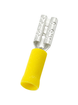 RND Connect - RND 465-00056 - Blade receptacle yellow 2.8 x 0.8 mm N/A, RND 465-00056, RND Connect