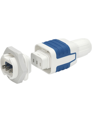 Schurter - 4312.0013 - IEC Cable Connector Set, N/A, white, 4312.0013, Schurter
