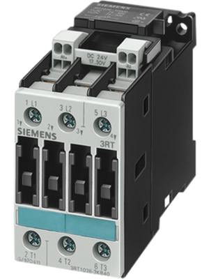 Siemens - 3RT10172BB41 - Power contactor 24 VAC 3 NO 1 make contact (NO) Screw Terminal, 3RT10172BB41, Siemens