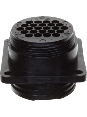 TE Connectivity - 206838-3 - Receptacle CPC Special Series 1 Poles=24, accepts male contacts / Square Flange / sealed, 206838-3, TE Connectivity