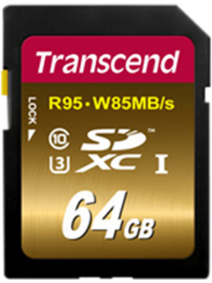 Transcend - TS64GSDU3X - SD Memory Card 64 GB, TS64GSDU3X, Transcend