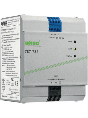 Wago - 787-732 - Switched-mode power supply / 10 A, 787-732, Wago