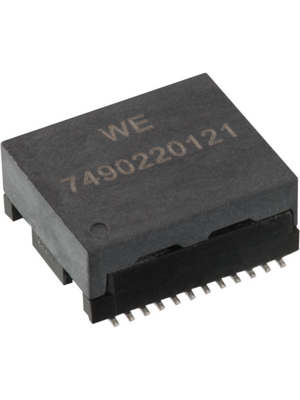 Wrth Elektronik - 7490220121 - LAN transformer SMD 1:1 350 uH Ports=1, 7490220121, Wrth Elektronik