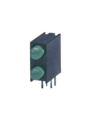 Everlight Electronics - A694B/2SYG/S530-E2 - PCB LED 3 mm round green standard, A694B/2SYG/S530-E2, Everlight Electronics