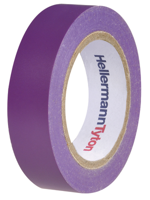HellermannTyton - HTAPE-FLEX15VT-15X10 - Electrical Tapes PVC violet 15 mmx10 m PU=Reel, HTAPE-FLEX15VT-15X10, HellermannTyton
