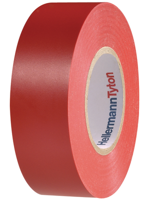 HellermannTyton - HTAPE-FLEX15RD19X20M - PVC Insulation Tape red 19 mmx20 m, HTAPE-FLEX15RD19X20M, HellermannTyton
