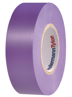 HellermannTyton - 710-00160 - PVC Insulation Tape violet 19 mmx20 m, 710-00160, HellermannTyton
