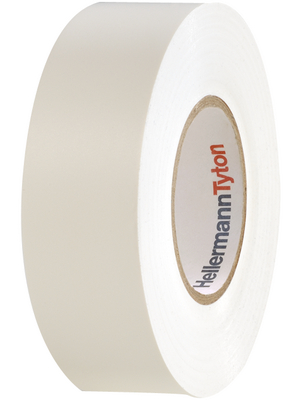 HellermannTyton - HTAPE-FLEX15WH19X20M - PVC Insulation Tape white 19 mmx20 m, HTAPE-FLEX15WH19X20M, HellermannTyton
