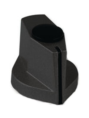 Mentor - 499.603 - Aluminium pointer knob with line black matt 19.5 mm, 499.603, Mentor