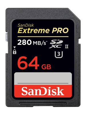 SanDisk - SDSDXPB-064G-G46 - Extreme Pro SDXC card 64 GB, SDSDXPB-064G-G46, SanDisk