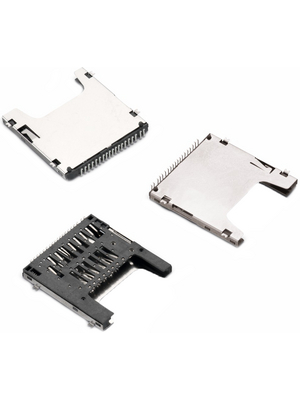 Wrth Elektronik - 693161011911 - Memory Card Connector WR-CRD N/A Push / Push SMT, 693161011911, Wrth Elektronik