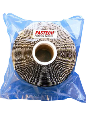Fastech - T0505099990305 - Hook-and-loop tape black 50 mmx5.0 m PU=Reel of 5 meter, T0505099990305, Fastech