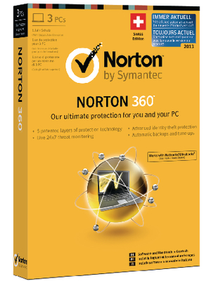 Symantec - 21247748 - Norton 360 7.0 ger / fre / ita Full version 3, 21247748, Symantec