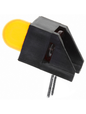 Broadcom - HLMP-3401-E00B2 - PCB LED 5 mm round yellow, HLMP-3401-E00B2, Broadcom