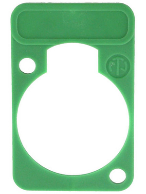Neutrik - DSS-GREEN - Colour-coded marking plate green, DSS-GREEN, Neutrik