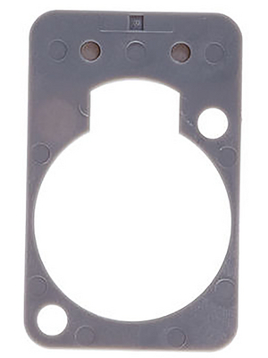 Neutrik - DSS-GREY - Colour-coded marking plate grey, DSS-GREY, Neutrik