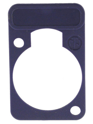 Neutrik - DSS-VIOLET - Colour-coded marking plate violet, DSS-VIOLET, Neutrik