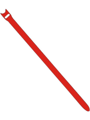 Fastech - E7-2-530-B10 - Hook-and-loop cable ties red 200 mm x7 mm, E7-2-530-B10, Fastech