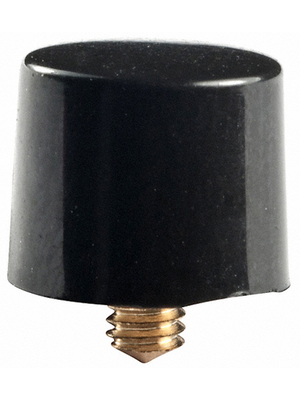 NKK - AT413A - Button 8 x 6.5 mm black, AT413A, NKK