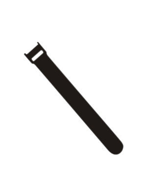 Fastech - E3-2-330-B100 - Hook-and-loop cable ties black 200 mm x13 mm, E3-2-330-B100, Fastech