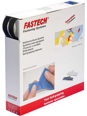 Fastech - B50-SKL01E999925 - Self-adhesive hook-and-loop fasteners black 25.0 m x50 mm, B50-SKL01E999925, Fastech