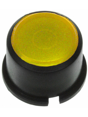 MEC - 1F094 - Cap, round, black for yellow LED yellow, 1F094, MEC