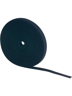 Fastech - 710-330-BAG - Hook-and-loop fastener on reel black 25 m x10 mm, 710-330-BAG, Fastech