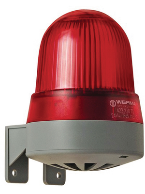 Werma - 422 110 75 - LED/buzzer combination, wall-mounted red, 422 110 75, Werma