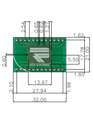 Roth Elektronik - RE932-07ST - Prototyping board FR4 Epoxide + chem. Ni/Au, RE932-07ST, Roth Elektronik