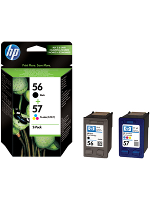 Hewlett Packard (DAT) - SA342AE - BK/colour combo pack 56/57XL black / multicoloured, SA342AE, Hewlett Packard (DAT)