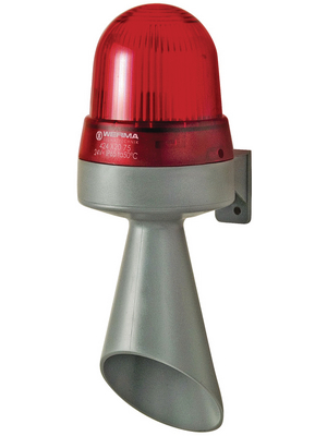 Werma - 424 120 75 - LED/horn combination, wall-mounted red, 424 120 75, Werma