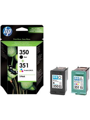 Hewlett Packard (DAT) - SD412EE - BK/colour combo pack 350/351 black / multicoloured, SD412EE, Hewlett Packard (DAT)