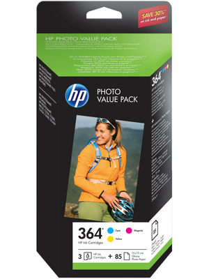 Hewlett Packard (DAT) - CH082EE - Photo pack 364 Cyan / magenta / yellow, CH082EE, Hewlett Packard (DAT)