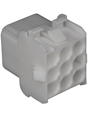 TE Connectivity - 350782-1 - Receptacle housing Pitch6.35 mm Poles 3 x 3 accepts male or female contacts / Multi row MATE-N-LOK Universal, 350782-1, TE Connectivity