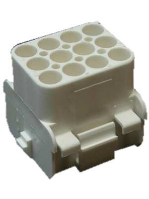 TE Connectivity - 926681-3 - Receptacle housing Pitch6.35 mm Poles 3 x 4 accepts male or female contacts / Multi row MATE-N-LOK Universal, 926681-3, TE Connectivity