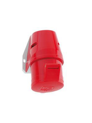 Bals - 112002 - CEE wall mounting socket red 32 A/400 VAC, 112002, Bals