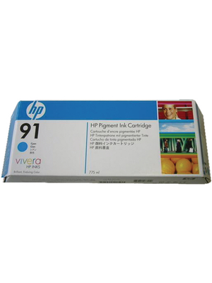 Hewlett Packard (DAT) - C9483A - Ink triple pack 91 Cyan, C9483A, Hewlett Packard (DAT)