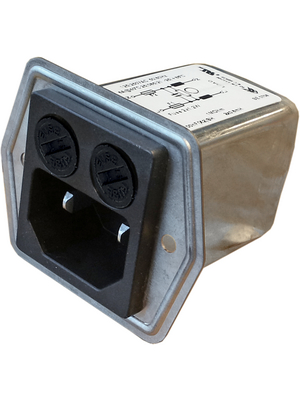Schurter - 5707.0103.412 - Power inlet with filter 1 A 250 VAC, 5707.0103.412, Schurter
