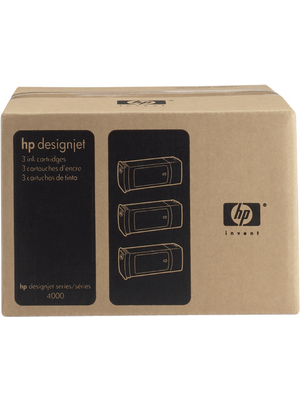Hewlett Packard (DAT) - C5095A - Ink triple pack 90 black, C5095A, Hewlett Packard (DAT)