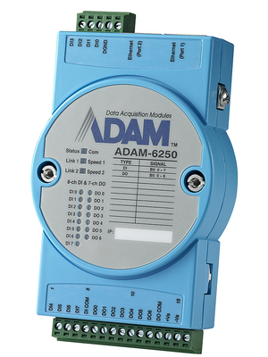 Advantech - ADAM-6250-AE - 15-ch DI I/O Module 8 7, ADAM-6250-AE, Advantech