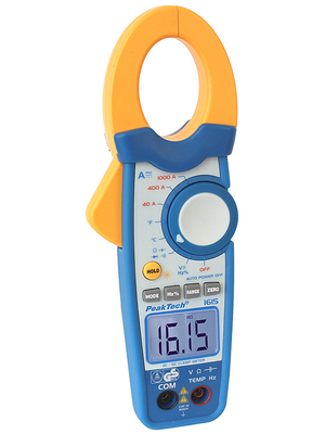 PeakTech - PeakTech 1615 - Current clamp meter, 1000 AAC, 1000 ADC, RMS, PeakTech 1615, PeakTech