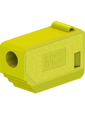 Staeubli Electrical Connectors - KT2-F YELLOW - Insulation ? 2 mm yellow CAT I N/A, KT2-F YELLOW, St?ubli Electrical Connectors