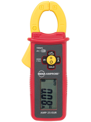 Amprobe - AMP-25-EUR - Current clamp meter, 300 AAC, 300 ADC, TRMS, AMP-25-EUR, Amprobe