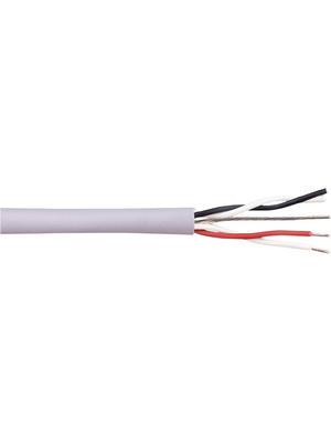 Alpha Wire - 78072 SL005 - Control cable 2 x 2 x 0.24 mm2 unshielded Stranded tin-plated copper wire grey, 78072 SL005, Alpha Wire