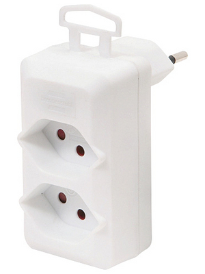 Brennenstuhl - 1507922101 - Plug-in power strip white 10 A/230 VAC Typ 12, 1507922101, Brennenstuhl