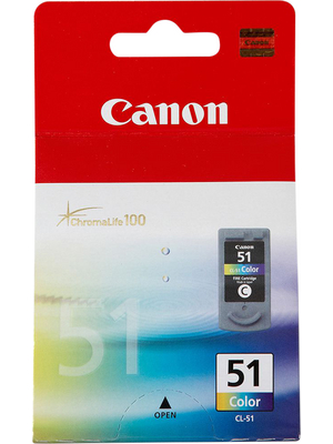 Canon Inc - 0618B001 - Ink CL-51 multicoloured, 0618B001, Canon Inc